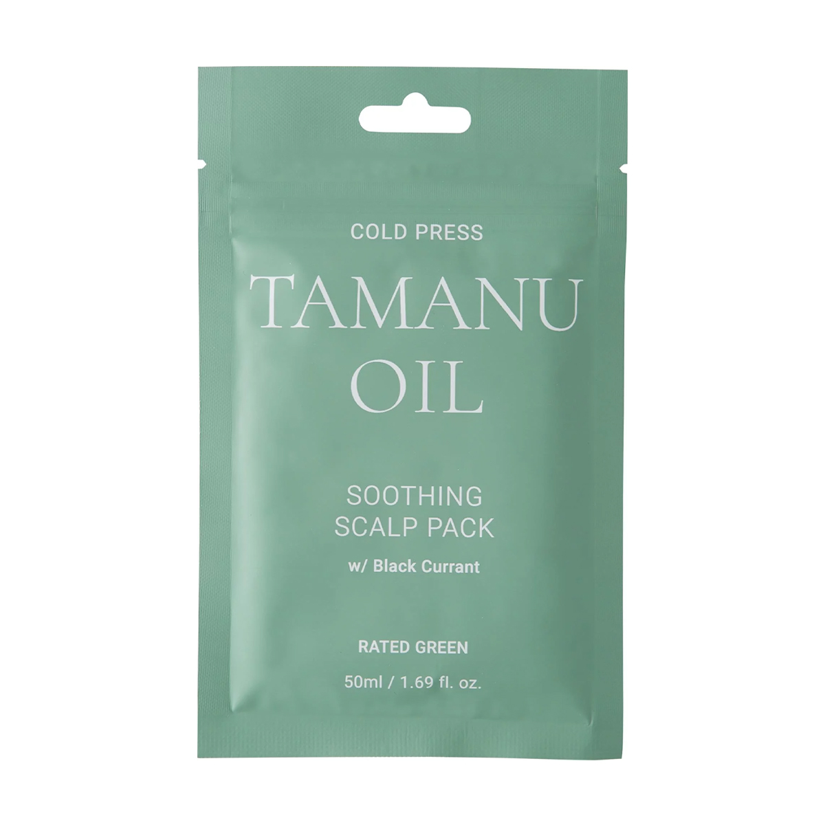 Заспокійлива маска для шкіри голови Rated Green Cold Press Tamanu Oil Soothing Scalp Pack, 50 мл
